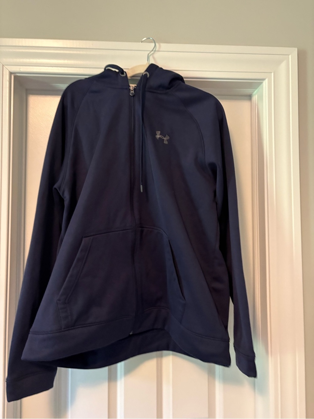 Under Armour Men's Dark Navy Zip-Up Hoodie